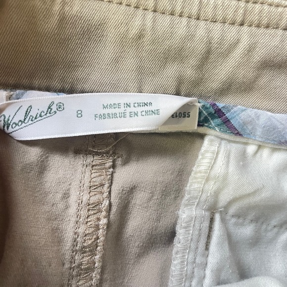 Woolrich Dove Chino Skirt Khaki Tan Active Women's Size 8 - Picture 5 of 10